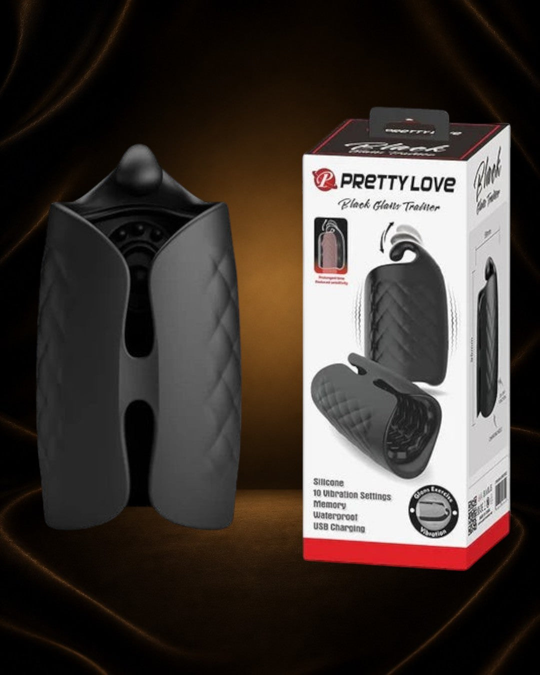 Black Glans Trainer Vibrador y Entrenador Masculino