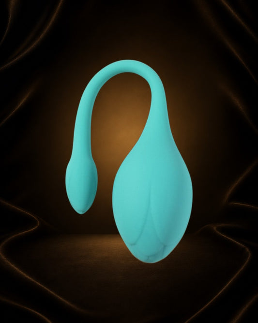 Éxtasis Boutique Bluebell Bolas de Kegel de silicona turquesa para entrenamiento pélvico, 3 unidades.