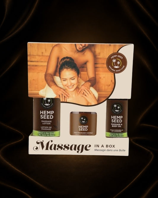Kit de Masajes Corporal con Semilla de Cañamo