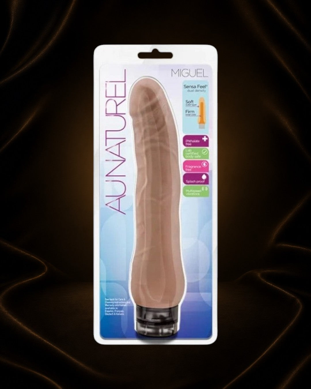 Miguel: Dildo con Vibración Latin 9″