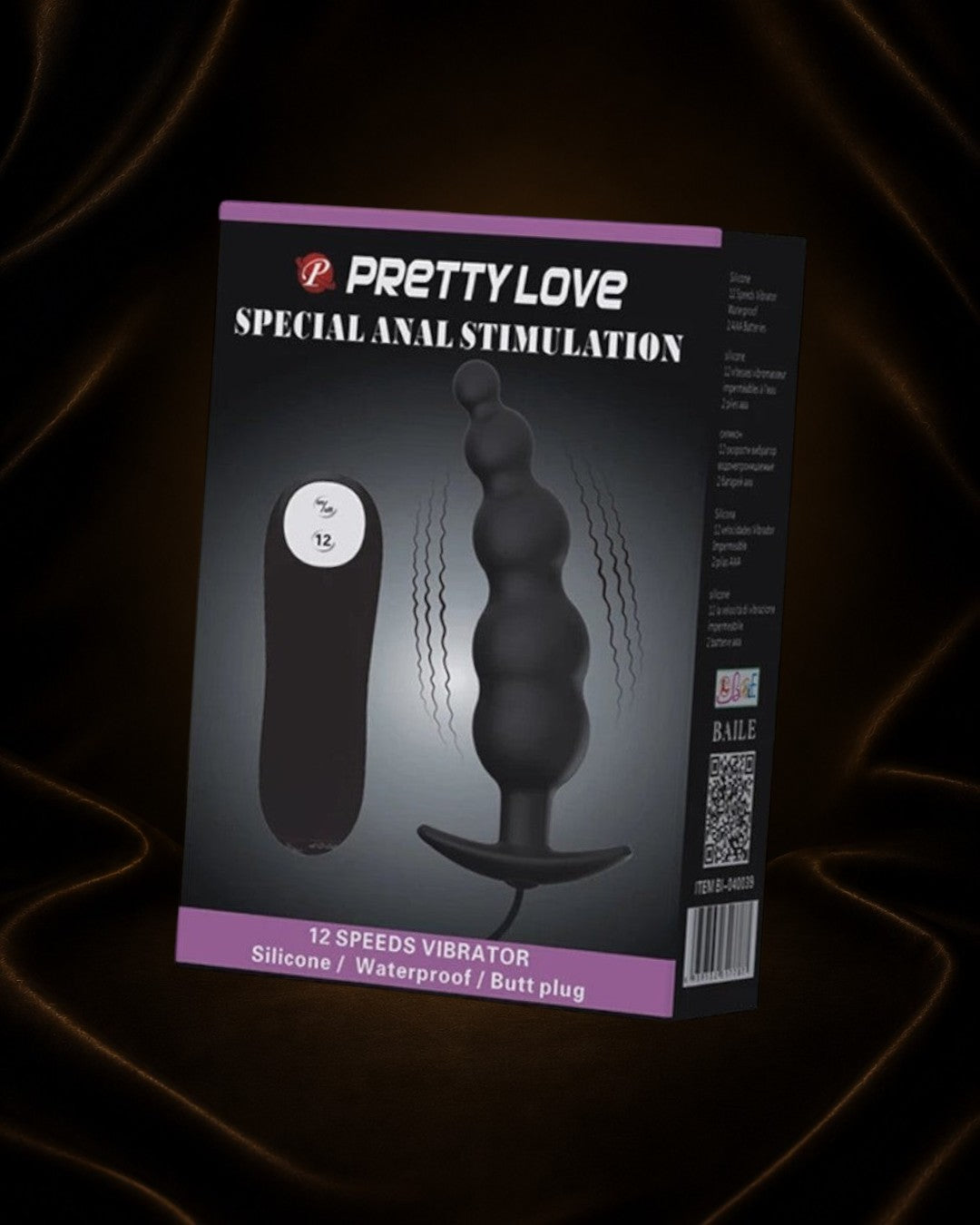 Estimulador Anal con Vibrador