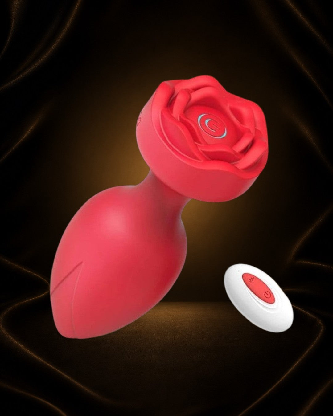 Estimulador Anal Rose con Vibrador