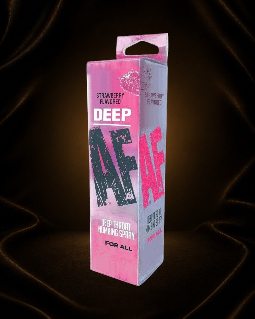 Éxtasis Boutique Spray anestésico de garganta con sabor a fresa, 1 oz. Adormece la garganta para mayor comodidad.