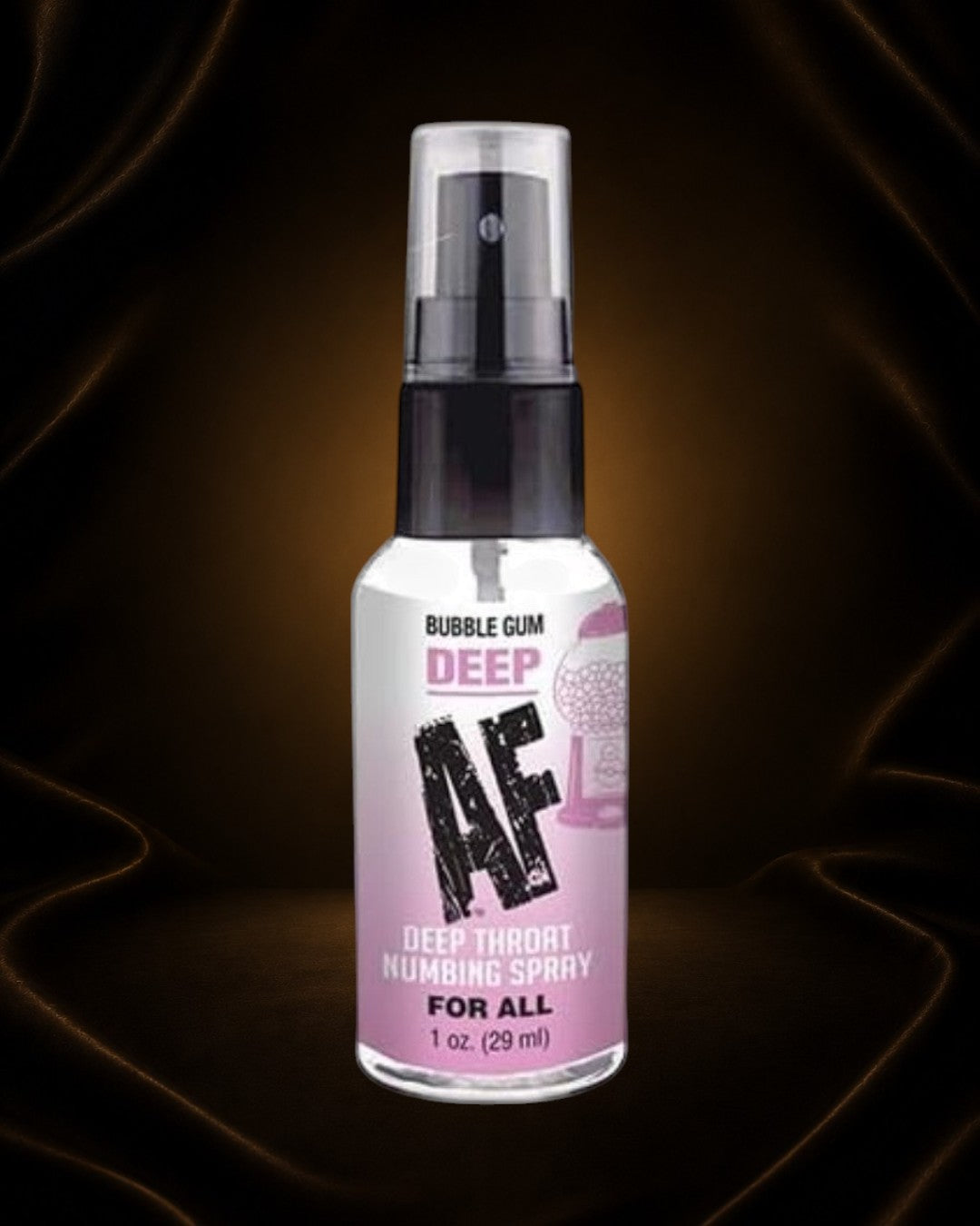 Éxtasis Boutique spray anestésico de garganta sabor bubble gum, 29 ml. Reduce el reflejo nauseoso para mayor confort.