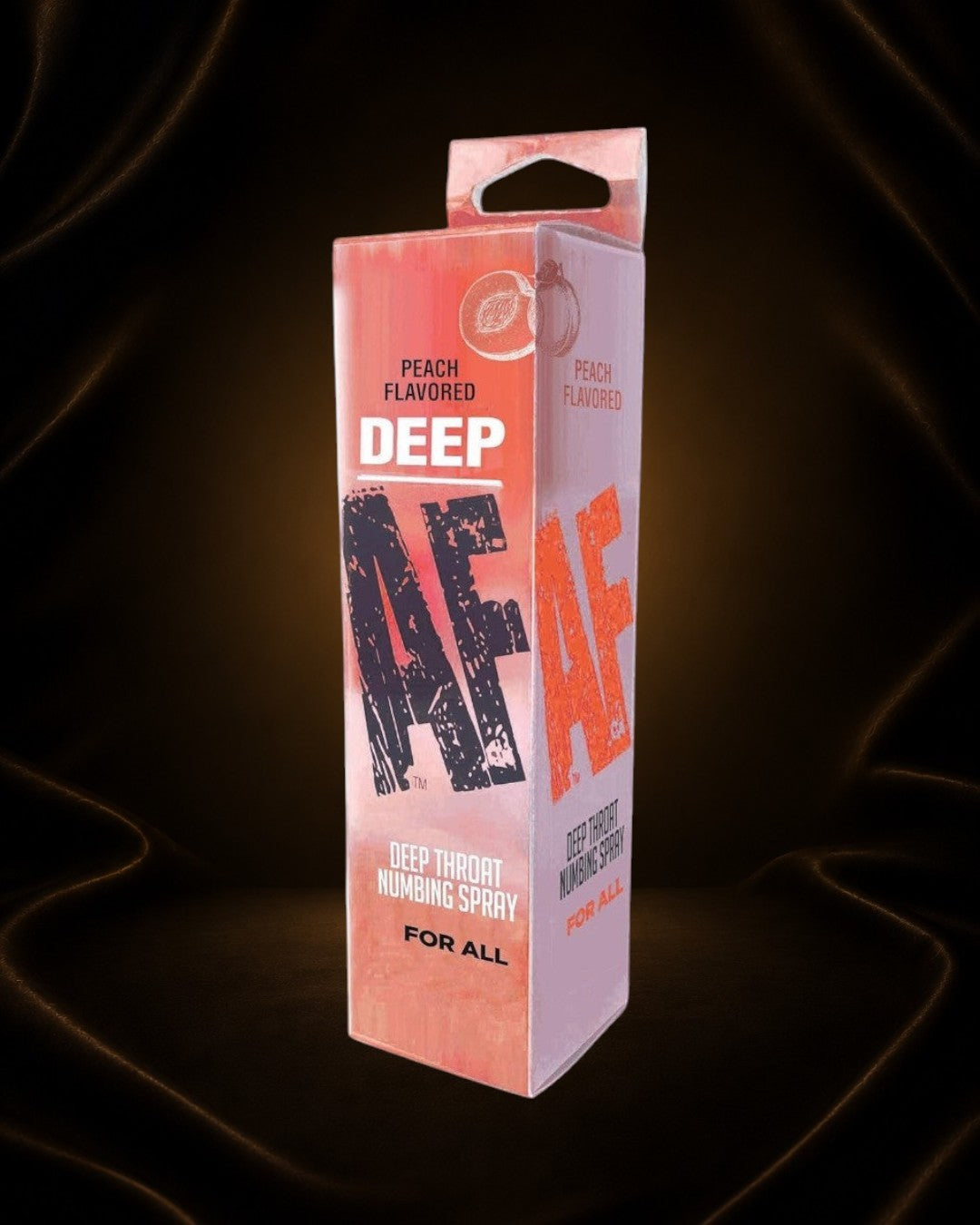 Éxtasis Boutique Spray anestésico para garganta con sabor a melocotón, 1 oz. Adormece la garganta para mayor confort.