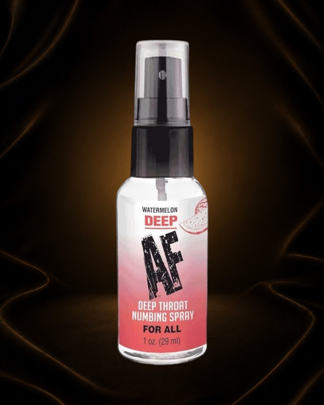 Éxtasis Boutique spray anestésico para garganta sabor sandía, 29 ml. Reduce el reflejo nauseoso para mayor confort.