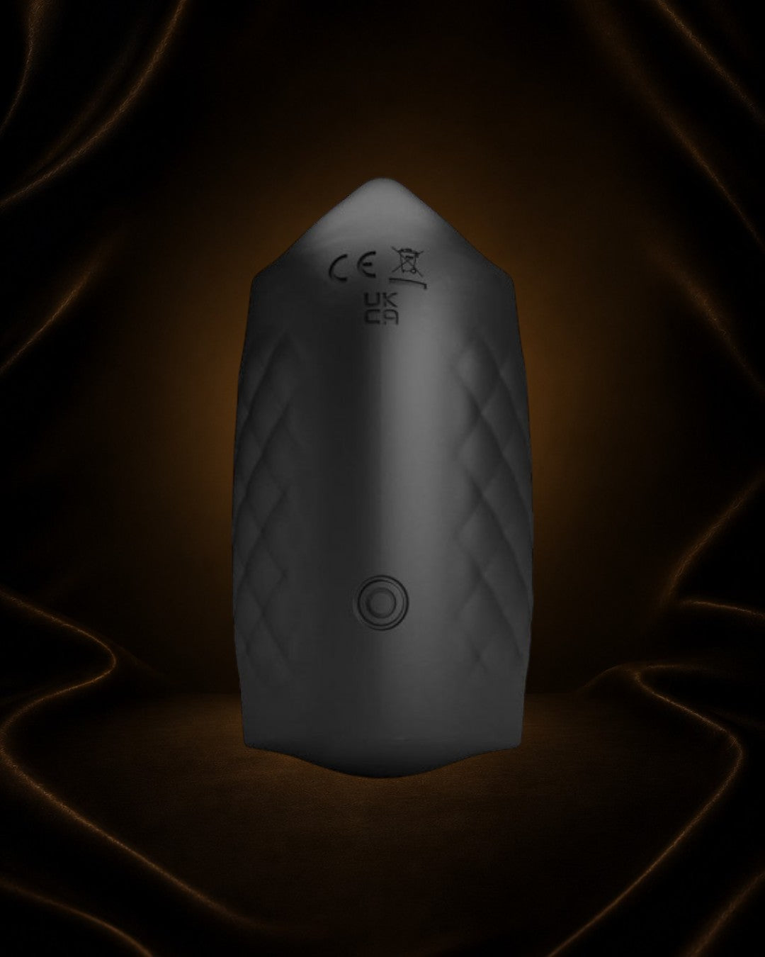 Éxtasis Boutique vibrador masculino negro recargable, resistente al agua, 10 vibraciones distintas.